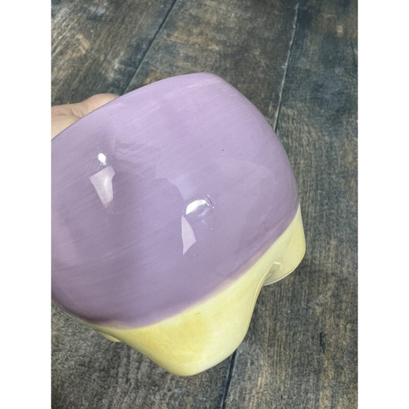 Hedgehog Small Planter, Jar, Caddy, Purple! - Picture 7 of 11